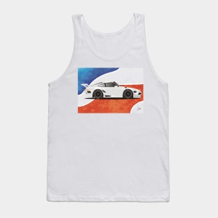 Scenic - German Cup Racer -  White Tank Top